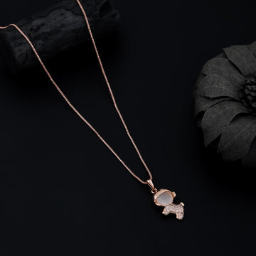 Cosmic Cutie Necklace (Rose Gold)