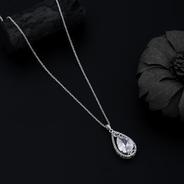 Twilight Teardrop Necklace (Rose Gold)