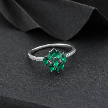 Emerald Canopy Rings