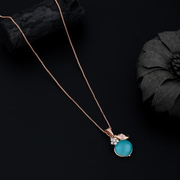 Ocean Bloom Necklace (Rose Gold)