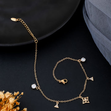 Stellar Geometry Anklet