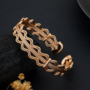 WaveCuff Bracelet (Rose Gold)