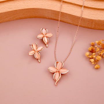 Timeless Treasure Necklace Set (Rose Gold)