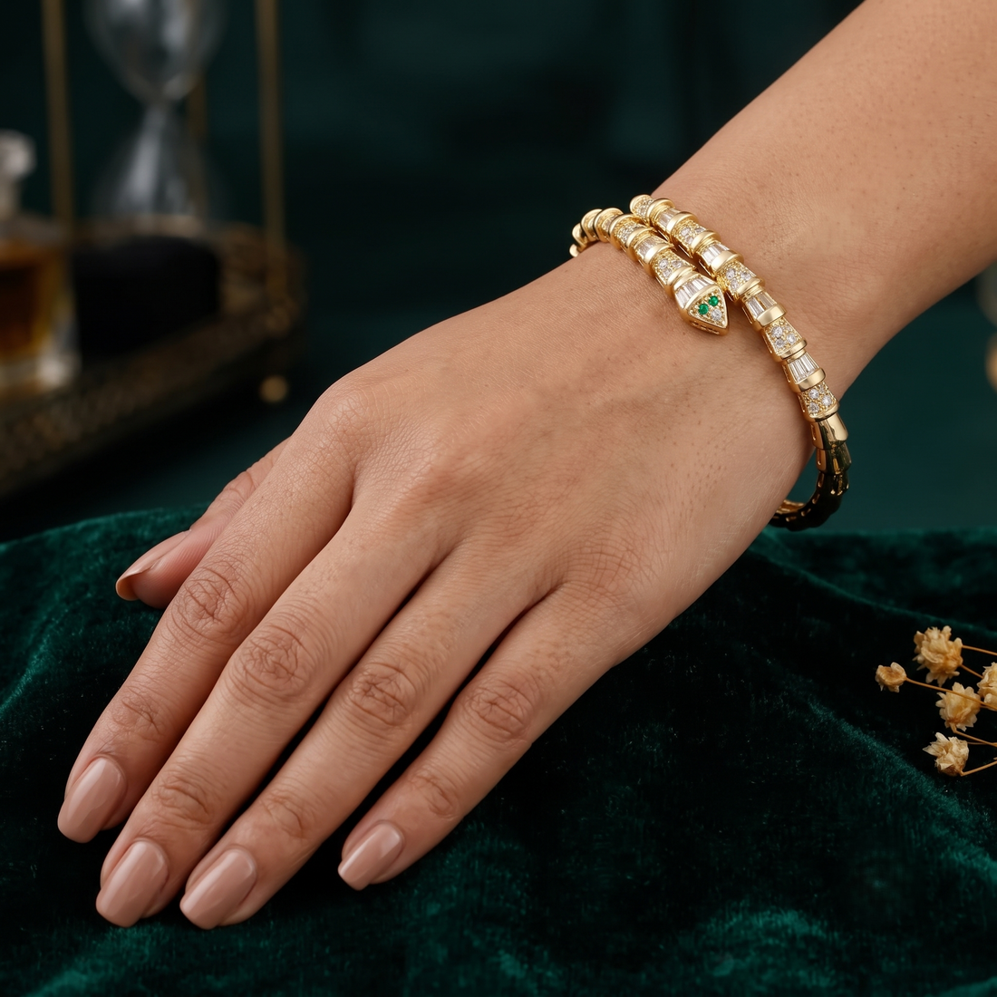 Serpent Luxe Bracelet (Yellow Gold)