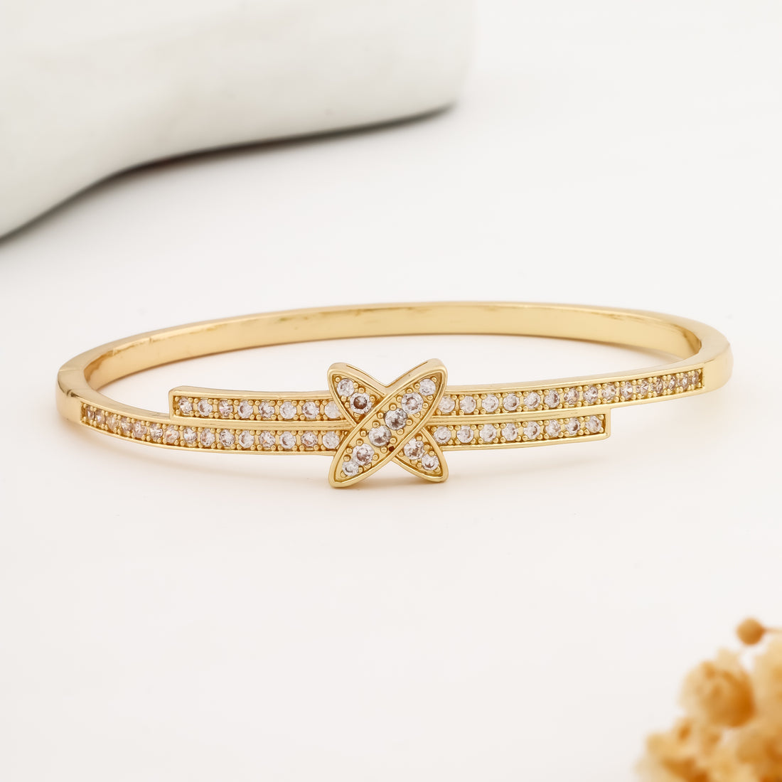 Clover Charm Bracelet (Yellow Gold)