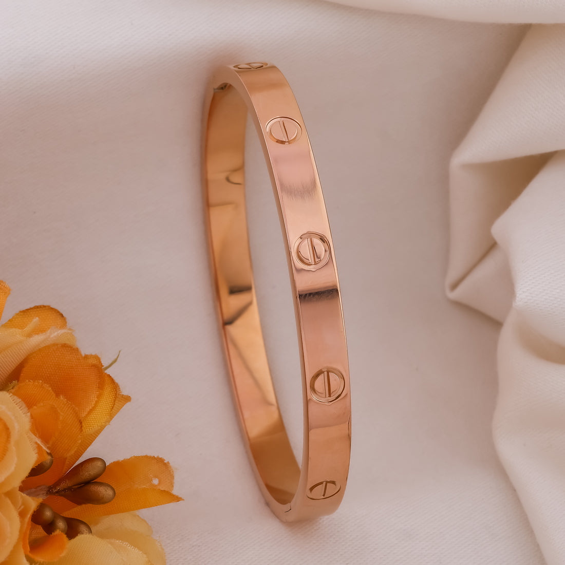 Classic Love Bangle (Rose Gold)