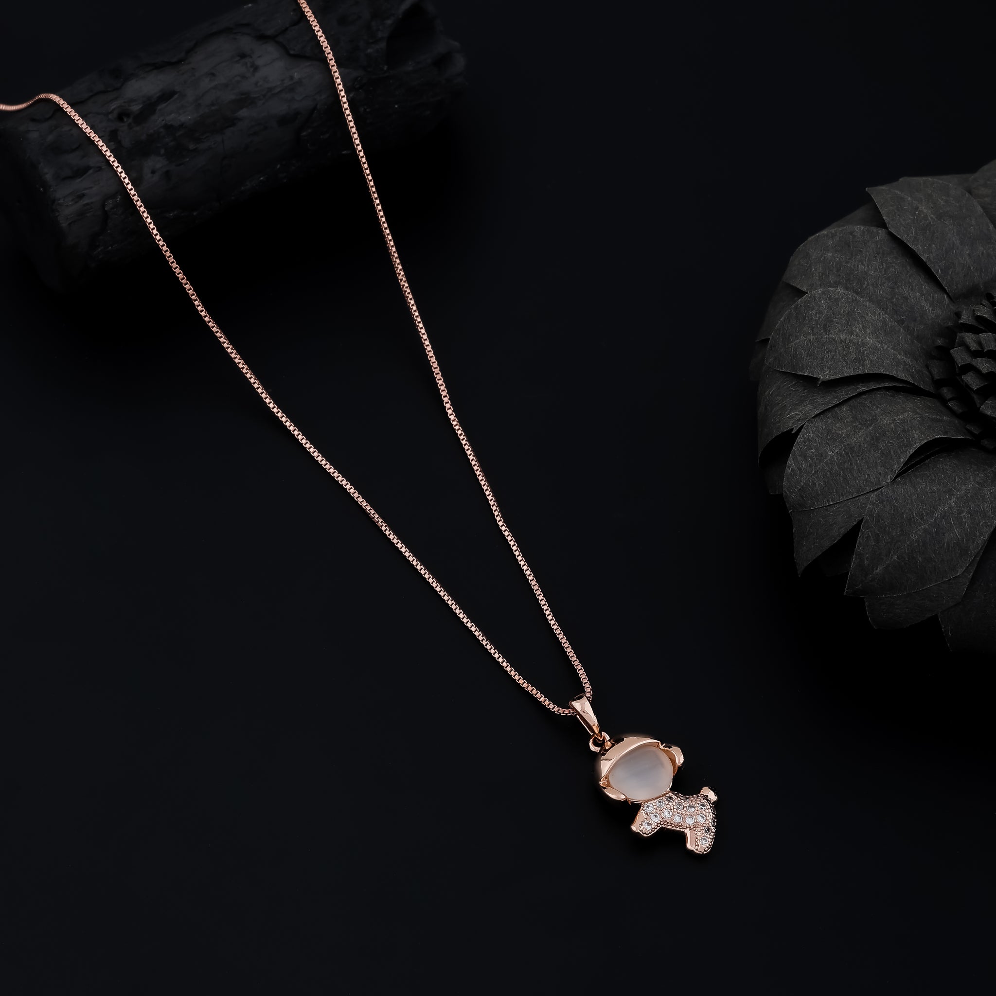 Cosmic Cutie Necklace (Rose Gold)
