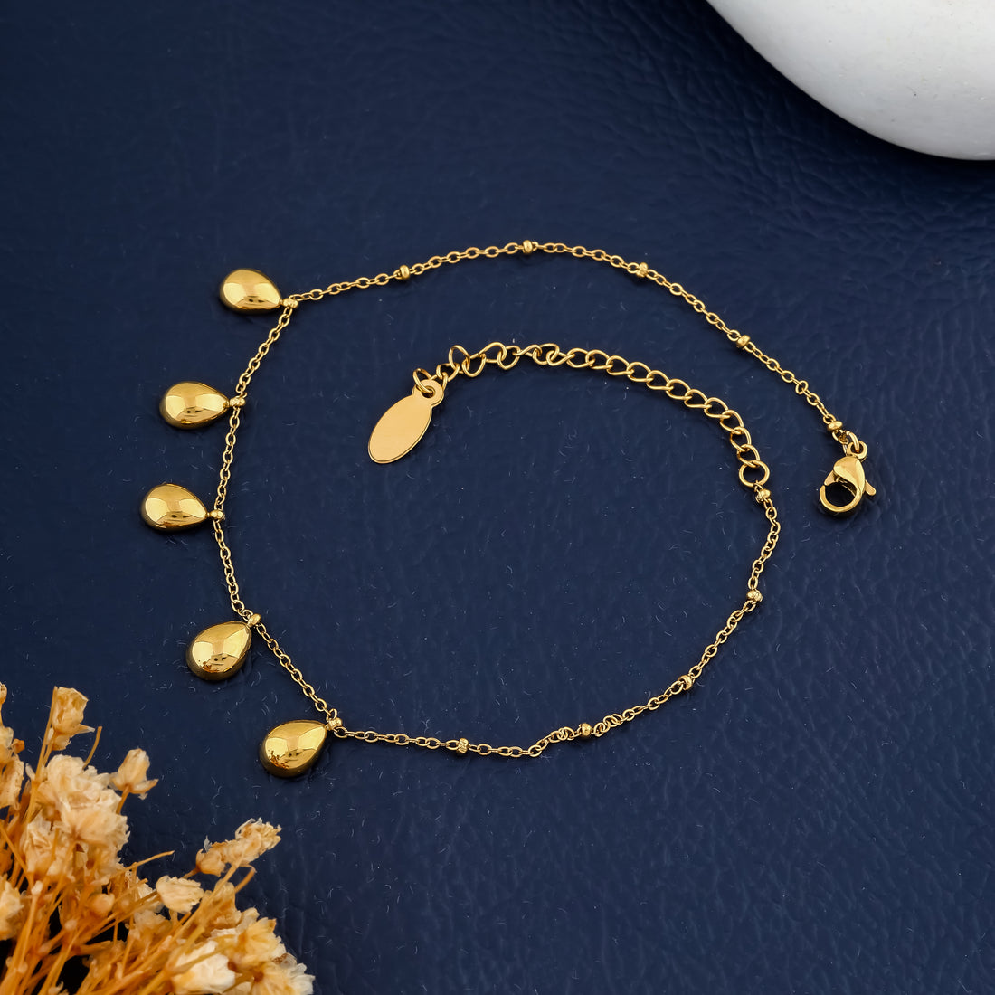Raindrop Elegance Anklet