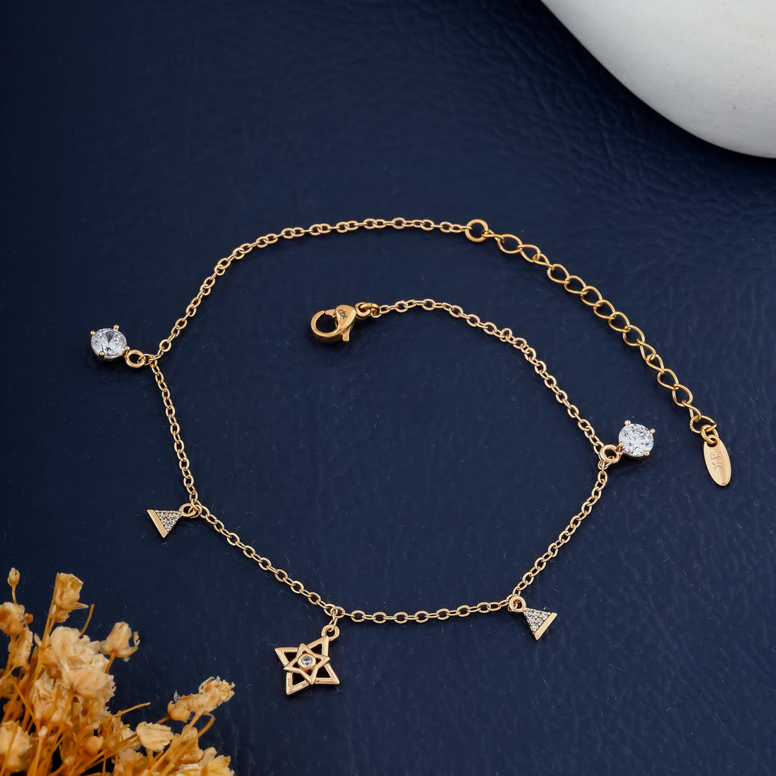 Stellar Geometry Anklet