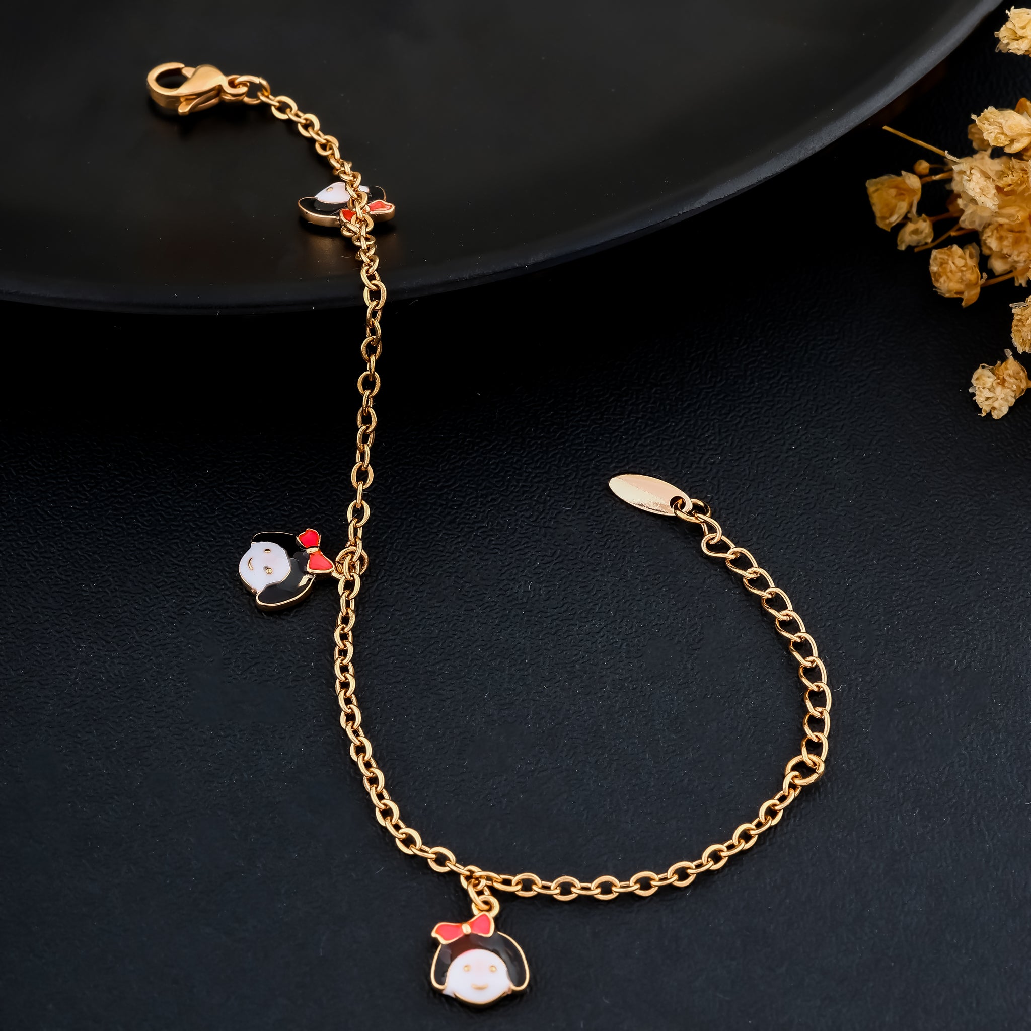 Cherry Charm Kids Bracelet