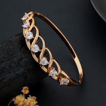 Infinity Glow Bangle (Rose Gold) - Small Size