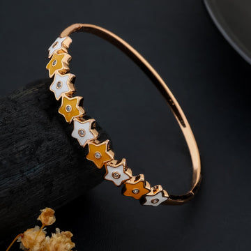 Starlight Charm Bangle (Rose Gold)