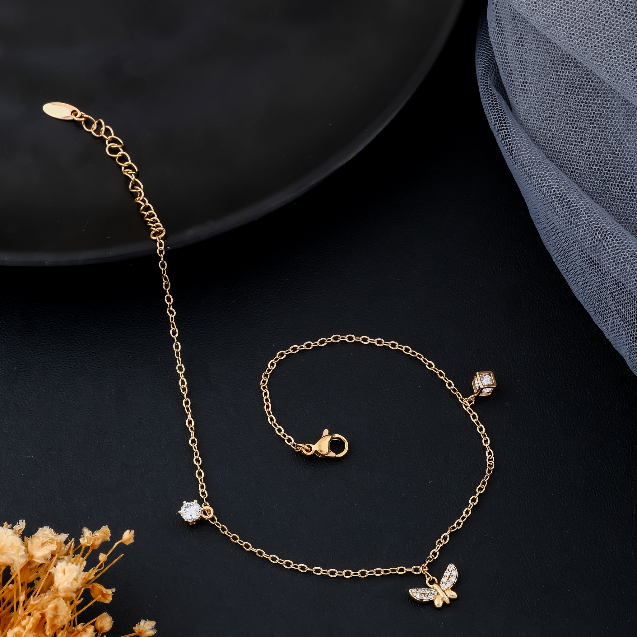 Whimsical Wings Anklet
